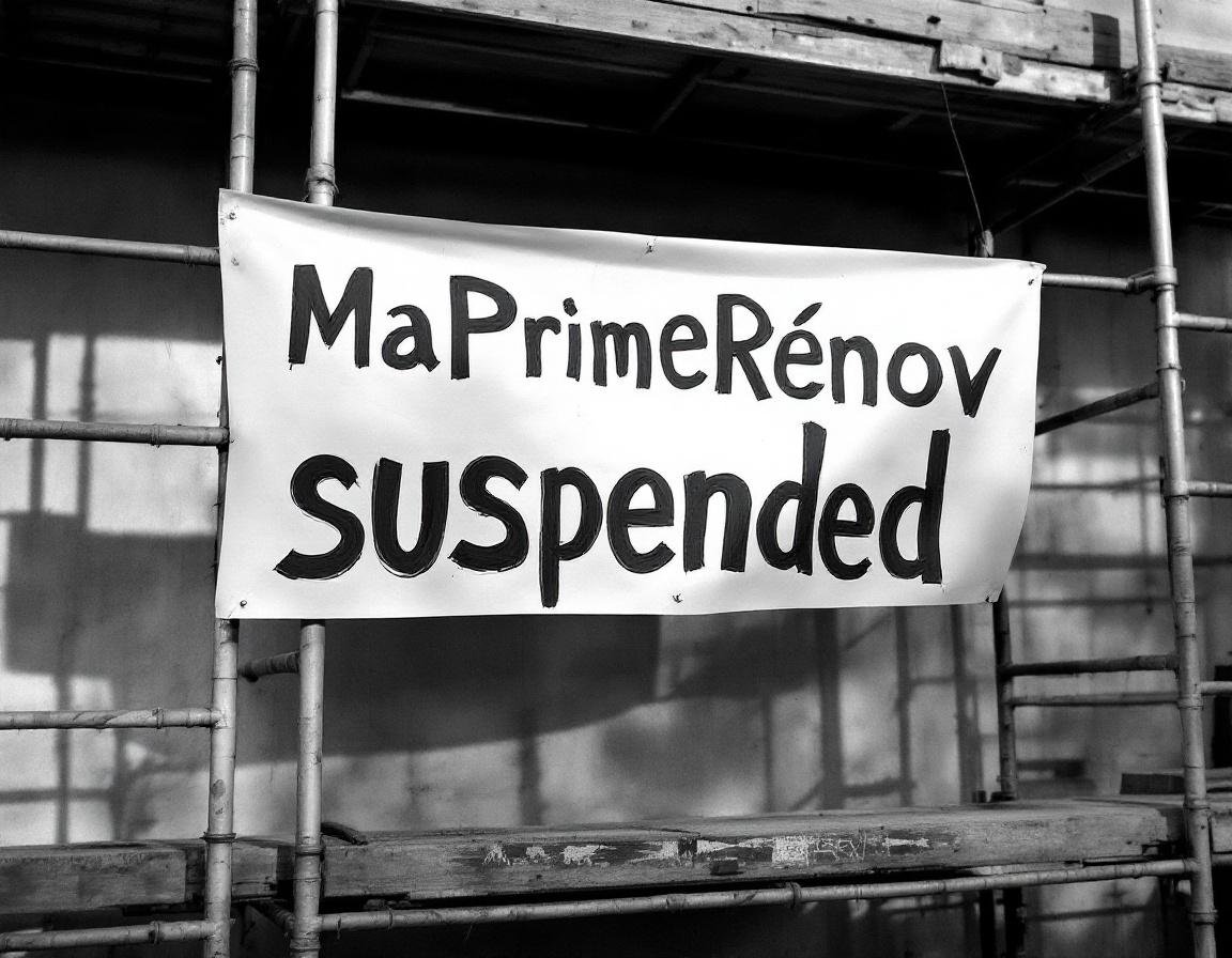 MaPrimeRénov’ suspendue